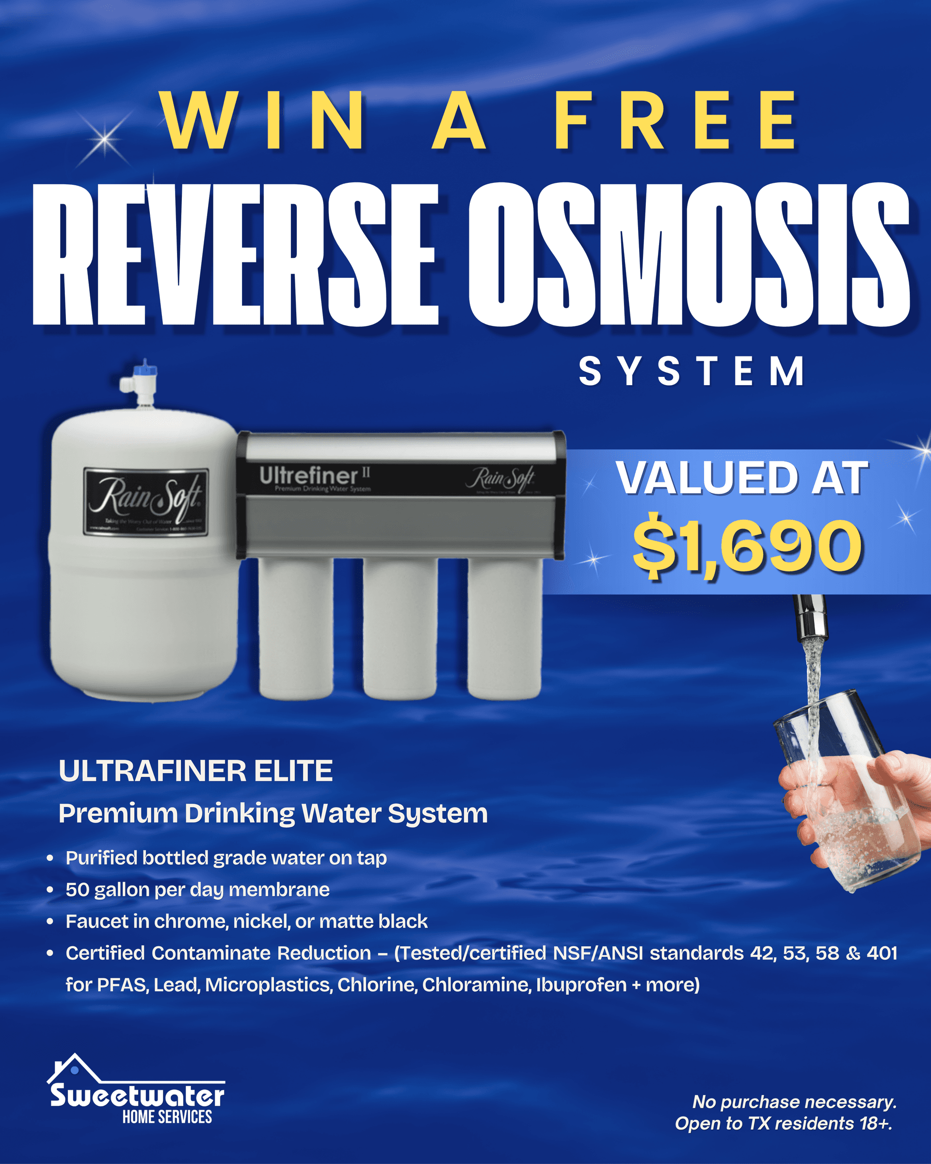 Reverse Osmosis System Sweepstakes